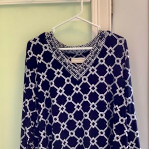 Navy Blue Tunic 1X